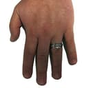 Empress Jewelry Anillo de plata de ley sólido 925 alambre de espino R000067 - 4