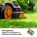 Robot Lawn Mower Blade, 30 Universal Replacement Blades Replacement Knife Suitable for All Husqvarna Automower, Gardena, Yardforce Robotic Lawn Mowers - 4