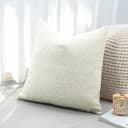 Artscope 1er Set Boucle-Kissenbezügen Einfarbig Wurfkissenbezug Moderne Dekokissen Kissenhülle Set Kissen Fall für Sofa Auto Schlafzimmer Zuhause Dekor 40x40cm, Creme Beige - 4
