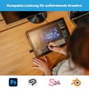 Wacom Cintiq 16 (2025 Edition) – Kompaktes 2.5K Kreativ-Stiftdisplay mit Wacom Pro Pen 3, entspiegeltem Glas, klappbarem Ständer und USB-C - 2