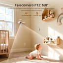 Boifun Baby Monitor con Telecamera Rotante 360° HD, Schermo IPS 5”, Audio Bidirezionale, Rilevamento Temperatura, Batteria 3050mAh, Zoom 3X, Visione Notturna,Modalità VOX, Ninne Nanne per Neonati - 8