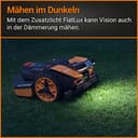 WORX Landroid Vision M600 Mähroboter WR206E - für Gärten bis 600qm - mit WLAN & Bluetooth - Mähroboter ohne Begrenzungskabel - aktive Hindernisvermeidung - APP Steuerung - Multizonen Management - 9