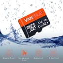 Vantrue - Tarjeta de Memoria microSDXC UHS-I U3 4K (512 GB) con Adaptador Compatible con Dashcam, Smartphone, Tableta, cámara de acción y cámara de vigilancia (512 GB) - 6