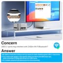 ACASIS Mac mini M4 Dock & Stand with Dual-Bay NVMe SSD Enclosure, Aluminum HDMI Hub for Mac mini M4 and M4 Pro 2024, 4K60Hz HDMI,4 X 10G USB A, PD 30W, SD/TF, Support SSD B+M M-Key - 6