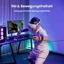 KIWI design Link-Kabel mit Ladefunktion 5M Kompatibel mit Meta Quest 3s Quest 3 Quest 2/Pro/Pico 4 Zubehör und PC/SteamVR, USB 3.0 zu USB C Link-Kabel mit 5 Gbps High-Speed für Erweitertes Gameplay - 7