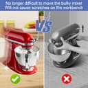 Lunaanda Tappetino Scorrevole Compatibile con KitchenAid 4.5-5 Qt Stand Mixer, Tappetino per Miscelatore da Cucina, Tappetino Scorrevole per Robot da Cucina Accessori, Parti di Ricambio per Mixer - 4