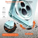 ivoler Klar Silikon Hülle für Honor Magic6 Pro/Honor Magic 6 Pro mit Stoßfest Schutzecken, Dünne Weiche Transparent Schutzhülle Flexible TPU Durchsichtige Handyhülle Kratzfest Case Cover - 2