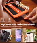 TORRAS Precision-Fit for iPhone 17 Pro Screen Protector[12FT Military Grade Shatterproof]UNBREAK TOP 9H+ Glass Screen Protector for iPhone 17 Pro Tempered Glass,Longest Durable,OneStep Install,2 Pack - 6