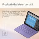 Microsoft Surface Pro | Copilot+ PC | Pantalla táctil LCD 12” | Snapdragon X Plus | 16GB RAM | Almacenamiento de 512GB | Último Modelo | Violeta - 9