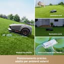 MOVA 1000 Robot Tosaerba Senza Filo Perimetrale, Mappatura 360° 3D LiDAR per 1000 m², Ostacoli Intelligenti, App Control, Ruote Fuoristrada, Taglio a U, Ricarica Rapida - 5