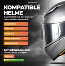 Everalo kompatibel mit Visier Shoei Nxr 2 - Z8 - Xspr Pro - X15 - Cwr F2 (Verspiegelt Chrom) - 2