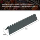 7636 Flavorizer Bars,Heat Diffuser,Heat Plate,38.8 cm for Weber Spirit 300 Series Accessories, Spare Parts for Spirit E310 S310 E320 S320 E330 S330 Gas Grills with Front-Mounted Control Panels. - 2