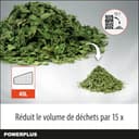 POWER plus - Soffiatore a batteria Dual Power POWDPG75270-40 V, 3 in 1: triturazione, bolle e aspirazione, velocità massima dell'aria di 210 km/h, senza batteria e caricatore - 5