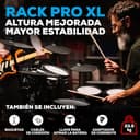 Alesis Nitro Pro XL - Set de Batería Electrónica de 10 Piezas con Parches de Malla Doble Zona, 500+ Sonidos BFD, Bluetooth, Drumeo, MIDI USB - 6