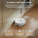 roborock QV 35A Set Robot Aspirapolvere, Antigroviglio, 8000Pa, Panno Sollevabile, Autolavaggio, Asciugatura ad Aria, Stazione Tutto in Uno, Evitare Ostacoli, Strategie di Pulizia dei Tappeti, Bianco - 4