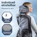 CLOUVOU BrightSeat Bürostuhl Ergonomisch [TESTSIEGER] Schreibtischstuhl 100% individuell einstellbar | Büro Stuhl & Gaming Stuhl | Computerstuhl Home Office Chair Ergonomic | Drehstuhl 150 kg - 4