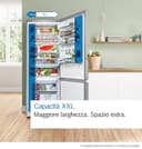 Bosch KGN492LDF Serie 4, Frigorifero combinato da libera installazione, Total No Frost, Cassetti extra-large climatizzati, Motore Inverter, Luce LED, Acciaio, 203 x 70 cm - 13