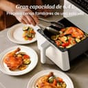 Cosori Dual Blaze Air Fryer WiFi 6,4L, Freidora de Aire sin Aceite 11 en 1, Temperatura y Tiempo Ajustables, 90+ Recetas en la App Creadas por Chef en Español, Apto para Lavavajillas, Blanca - 6