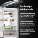 Haier French Door Kühl-Gefrierkombination 70 cm Breite I 477 L French Door Kühlschrank mit Wasserspender, LED I Doppeltür Kühlschrank mit Gefrierfach, No Frost I FD 70 SERIE 7 HFR7720DWMP - 3