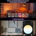 Philips Hue Bombilla LED Inteligente, A60, White and Color Ambiance, Luz Blanca y de Colores, E27, 8,1 W, Regulable 1000-20.000 K, 1100 lm, Alexa, Google Assistant y Apple Home, Pack de 1 - 8