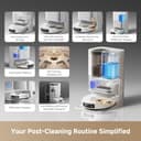 dreame L40 Ultra AE Robot Vacuum and Mop, 19,000Pa Suction, Diverse Brush Selection, Flexible Mop & 75°C Self Cleaning Washboard, All-in-One Station, Tangle-Free, Auto Refill, Voice Control - 5