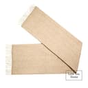 LYHome Coperta in Lana Merinos - Copriletto Plaid per Letto Divano, Singolo Una Piazza e Mezza Matrimoniale, Coperte Per Invernale Estiva Morbida Calda e Grande 140x200 cm, Beige - Bianco Zig Zag - 6