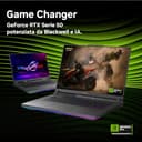 ASUS ROG Strix G16 (2025) con Display da 16" a 165Hz, NVIDIA GeForce RTX 5070 Ti 12GB, AMD Ryzen™ 9 8940HX, 32GB di RAM, 2TB SSD, Win 11 Home, Grigio, Layout ITA, G614PR#B0DWSXVJS6 - 6