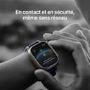 Apple Watch Ultra 3 [GPS + Cellular 49 mm] Smartwatch da corsa e multisport con cassa in titanio naturale e fibbia Trail blu/blu brillante. Comunicazioni satellitari, monitoraggio salute e attività - 4