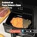 COSORI Friggitrice ad Aria Clear Blaze 6,2 Litri con Finestra, 1700W, con 11 Funzioni, One-Touch Display, Tempo e Temperatura Regolabili 75-205°C, 30 Ricette Cartacee & 50 Online, Nero Chiaro - 4
