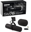 Shure SM7B - Micrófono dinámico cardioide, Proporciona un Sonido cálido para radiodifusión, podcasts y grabación - 2