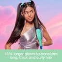 ghd Chronos Max Limited Edition Wide Plate Hair Straightener in Jelly Mint - with Matching Heat-Resistant Bag - 5