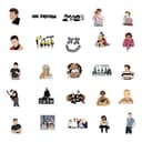 One Direction Sticker Pack 100Pcs, Laptop Stickers Bomb Vinyl Stickers Paquete Variado para Equipaje Computadora Monopatín Coche Motocicleta Calcomanía para Adolescentes Adultos - 4