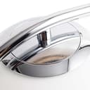 BARCELONA LED Candeeiro de Mesa San Cromado em Forma de C com Bola de Vidro Opalino, Base Redonda em Alumínio, Design Clássico Moderno Retro Luxo para Quarto e Sala - 8