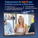 JAV Lavagna Interattiva Smart Board 86 Pollici 4K UHD Touchscreen Android 14.0 con Certificazione Google EDLA Lavagna Digitale Elettronica Camera AI Integrata 48 MP per Ufficio, Aula - 4