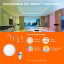 LEDVANCE Smarte LED-Lampe mit WiFi Technologie, Sockel E27, Dimmbar, Lichtfarbe änderbar (2700-6500K), RGB Farben änderbar, ersetzt Glühlampen mit 100 W, SMART+ WiFi Classic Multicolour, 1er-Pack - 3
