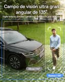 Baseus Security S1 Lite [2-CAM] Camara Vigilancia WiFi Exterior Solar IP67, Camara IP Seguridad Bateria 2K 135°, Visión Nocturna a Color, Sin Cargos, Detección Humana, Compatible con Alexa y Google - 8