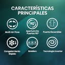 Hisense RB440N4CCB - Frigorífico Combi, Eficiente Clase B, Capacidad 336 L, Multi-air Flow, Micro Vents Cooling, Congelamiento Rápido, Total No Frost, Puerta Reversible, Color Inox - 3