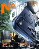 TOCOL Funda para iPhone 17 Pro, Protección Lente Cámara, Imanes Integrado, Compatible con Magsafe, Protección contra Caídas, Translúcida Mate Trasera, Azul Marino - 6