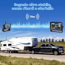 VASTEND Telecamera Posteriore Senza Fili per Auto, 7 Pollici Monitor con 1080P Impermeabile IP69, Segnali Digitali Stabili, Grandangolare 170°, per Camper, Camion, Roulotte - 3