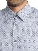 Armani Exchange Hombre Camisa con Estampado De Logotipo Regular, White Stripe, M - 4