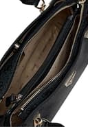 GUESS Damen Noelle Ii Luxury Satchel, Umhängetasche, Kohle-Logo - 2