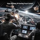 DESTEK V5 VR Headset for Phone w/VR Gamepad, 128 Premium VR apps Included, Anti-Blue Eyes Protected HD Lenses, 110° FOV Virtual Reality Headsets for iPhone, Android Phone - 8