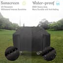 onlyfire Funda para Barbacoa (para Weber Genesis & II y II LX 300), Resistente a la Intemperie, antidecoloración - 4