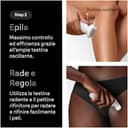 Braun Silk Epil 9 SkinSpa, Epilatore Con Testina Flessibile, Rasoio Elettrico Donna, Wet&Dry, Pelle Liscia A Lungo, Spazzola Esfoliante, Accessorio Massaggiante, Testina Radente, Cappuccio Regolatore - 4
