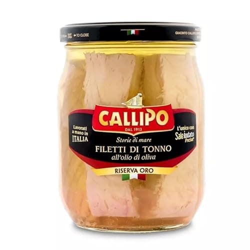 Filetti di Tonno all'olio di oliva Riserva Oro 550gr x 6