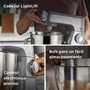 Kenwood Titanium Chef Baker KVC85.004SI - Robot de cocina con báscula integrada (incluye set de pastelería de 3 piezas, cuenco de 5 L y 3,5 L, regulador de velocidad continuo, 1200 W), color plateado - 4