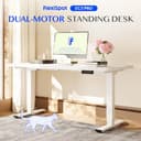 FLEXISPOT E5 Pro+ Scrivania Elettrica Regolabile 120 * 60cm - Motorizzata 2 Motori 3 Sezioni Certificato FSC - 3
