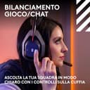 Logitech G Astro A50, cuffia con microfono gaming wireless LIGHTSPEED + base (Gen 5), PRO-G GRAPHENE, passaggio fra 3 sistemi, USB-C per Xbox, PS5, PC/Mac, Nintendo Switch, Switch 2, Bluetooth - Nero - 11