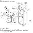 Bosch - Horno multifunción pirolítico, 60 cm. de ancho, Serie 6, Home Connect, 3D Hotair, Autolimpieza, Mandos ocultables, Nergo, HBG578ES7 - 2