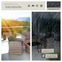 tectake® Conjunto Jardín de Ratán y Acero, Muebles Jardín Exterior, 2 Sillones 1 Sofá 1 Mesa con Cristal, Conjunto Terraza Resistente a Intemperie, con Cojines, Fundas Extraíbles - natural/gris oscuro - 8